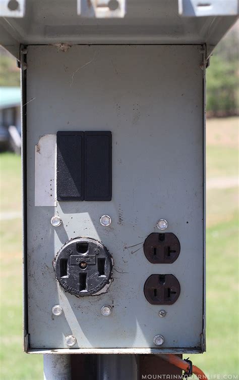 electrical box for rv hookup|types of rv electrical hookups.